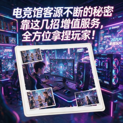 电竞馆客源不断的秘密：靠这几招增值服务，