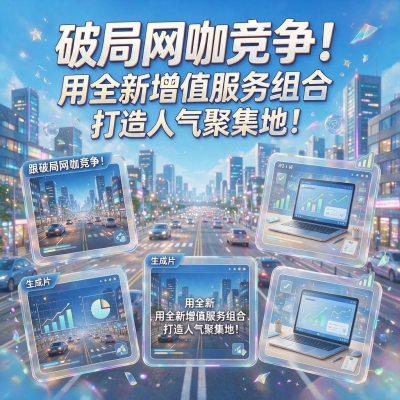 破局网咖竞争！用全新增值服务组合，打造人